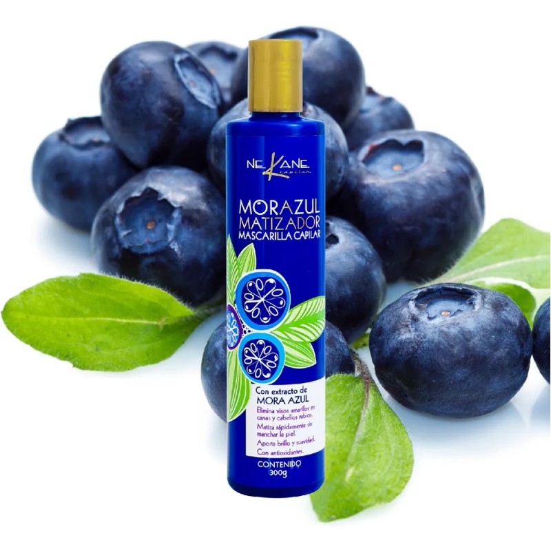 Mascarilla Mora Azul Nekane® Capilar 300g Libre De Sal