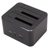 Hard Drive Docking Station USB3.0 Aluminium Alloy 7+15Pin SATA 5Gbps