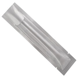 FERENLI 100 Pcs Clear Front Mylar Heat Seal Vacuum Travel Liquid Pouch 2.2x7.1 inch for Toiletries Portable Travel Size Aluminum Foil Sample Pouches with Tear Notch for Shampoo Skincare Food Storage