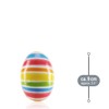 com-four® 6 x Easter eggs for filling, colourful filling eggs