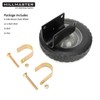 HILLMASTER 8 Inch Gate Wheel Gate Caster Kit with 1-5/8"