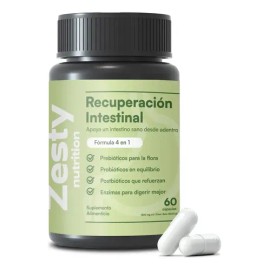 Recuperación Intestinal 4 En 1 Con Pre+probióticos+enzimas Sin Sabor