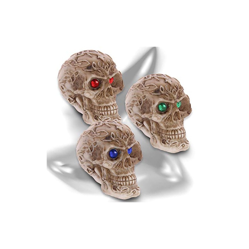 mtb more energy [Set of 3] Decorative Skull "Shaman's Prophecy"