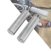 HDBUBALUS Motorcycle 1" Hand Grips Handlebar Grips Cable Throttle Fit