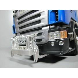 Scania Aluminum Chain Animal Bumper Guard Tamiya 1/14 Scania R620 R470 Volvo Actros Man