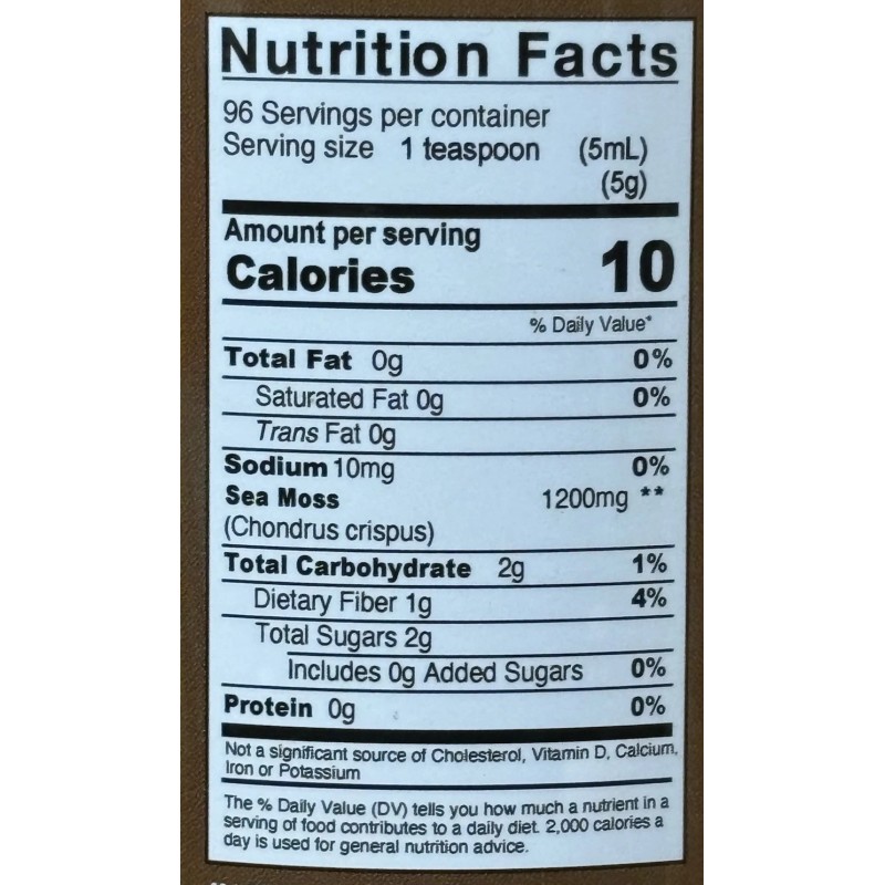 Livingston Natural Herbal Labs Pure Ginger Sea Moss By Livingston