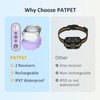 PATPET Shock Collar for Dogs(10-120lbs), 4000ft Rechargeable IPX7 Waterproof Training