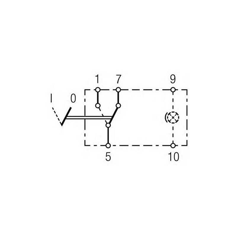 HELLA 6FH 007 832-061 Switch - S25 - Flip Switch