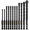Concrete Drill Bit Set 12PCS - Masonry Drill Bit, Professional