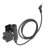 7.1mm Telescopic Throat Microphone Earpiece U94 PTT Suitable for Yaese