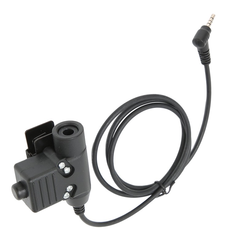 7.1mm Telescopic Throat Microphone Earpiece U94 PTT Suitable for Yaese