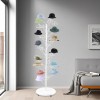 Unbranded Rolling 35-Hanger Metal Hat Rack Hat Display Stand Shop