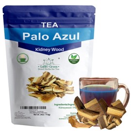 Palo azul, Kidney Wood (4oz/119gr), Blue Stick Herbal Tea Bark, palo azul tea, Resealable Bag (4 ounces).