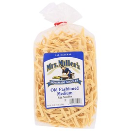 Mrs. Miller's Old Fashioned Egg Noodles, Medium 16 Ounce (Pack of 6)