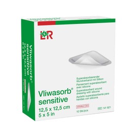 Vliwasorb Sensitive Superabsorbent Wound Dressing 12.5 x 12.5 cm, 1