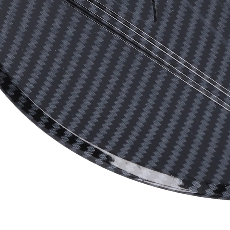 Fuel Tank Cover Trim Gas Cap Lid Carbon Fiber Style