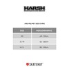 Harsh ABS Scooter Skateboard Helmet - Matt Black (Medium (55cm