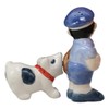 Ebros Gift Ceramic Postman With Mail Thief Tramp Dog Salt