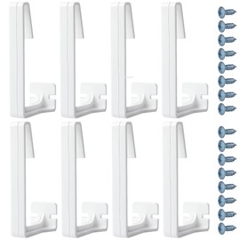 RunNico 8 Packs RV Side Curtain Hold Down, RV Curtain Retainer, RV Window Covering Holdback for Outdoor Camping Bedroom and Bathroom