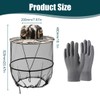 Beekeeper Hat Mosquito Net with Gloves, Grey Camouflage Mosquito Head