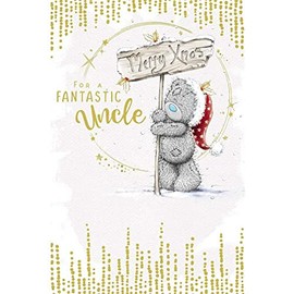 Me To You Bear Fantastic Uncle Christmas Card
