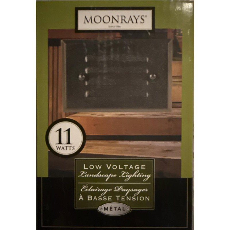 Moonrays 5 - Moonrays Low Voltage Metal Deck Lights Black