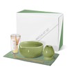 ZENS Matcha Whisk Set, 17oz Ceramic Matcha Bowl with Spout