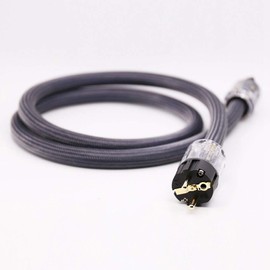 JJmooer Pure Copper with Shielded HiFi Power Cable, Professional Audio Cable, Power Cord Black
