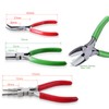 LEEZAD 3-Piece Jewellery Making Nylon Pliers Set, Ironing Making Pliers