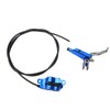 1 Pair Bicycle Hydraulic Disc Brake Four Pistons Aluminum Alloy