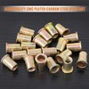 Keadic 100Pcs M8 Rivet Nuts Metric Zinc Plated Rivet Nut