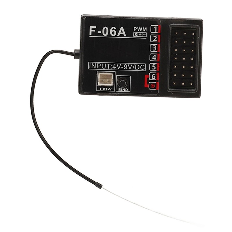 2.4GHz 6 Channel Transmitter Receiver Professional High Sensitivity One Hand