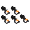 5PCS G1/2 Male Thread Rotating Sprinkler Head Misting Nozzle for