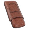 3 Finger Cigar Case Artificial Leather Soft Anti Fade Breathable