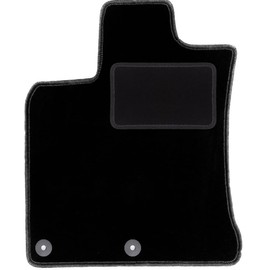 Wielganizator Car Mat - Fits Nissan Qashqai I J10 Crossover 2006-2013 - Velour - Car Accessories - Practical Car Mat - 1 Piece - Black