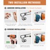 PANGTON Hat Rack for Wall, [2-Pack] Metal Hat Organizer for