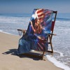 cromcu American Flag Beach Towel for Men, Boys, Girls, Kids,