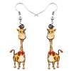 NEWEI Giraffe Gifts Cute Acrylic Giraffe Earrings for Women Girls