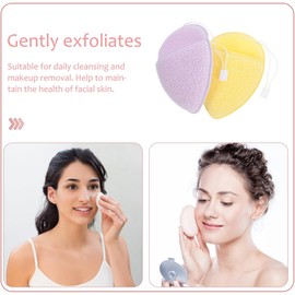 Ipetboom Esponja Limpiadora Facial 4 Piezas Almohadilla Para Maquillaje Y Desmaquillante Esponja Para Limpieza Profunda Y Exfoliación Del Rostro Herramienta Cuidado De La Piel