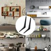 Lilaly 10 Pack Shelf Brackets 4 Inch Shelf Bracket, Heavy