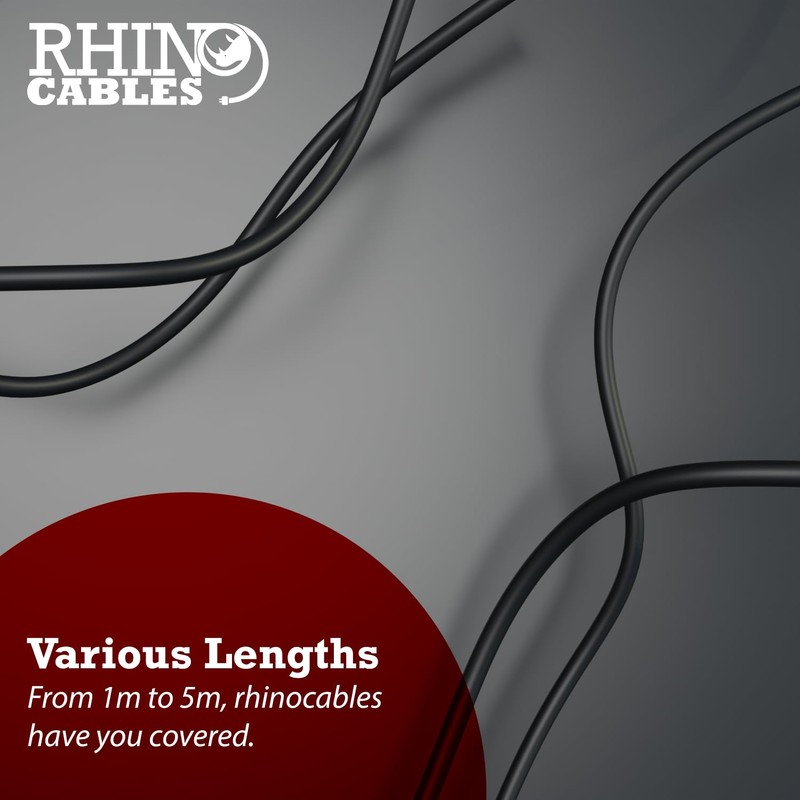 rhinocables Firewire Cable, IEEE 1394 DV Cable, Fully Moulded End