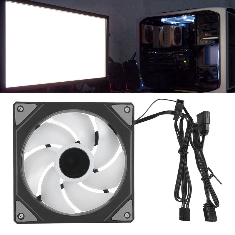 120mm ARGB PWM Case Fan 800 to 2000RPM 4pin PWM