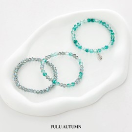 Fulu Autumn Women's Stretch Bead Bracelets, Multilayer, Boho Fashion Jewellery, Birthday Gift for Mum, Grandma and Wife, No gemstone