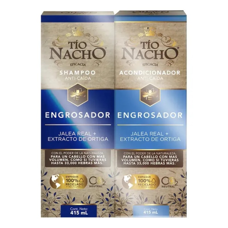Tío Nacho Engrosador Dúo Pack Shampoo + Acondicionador 415ml