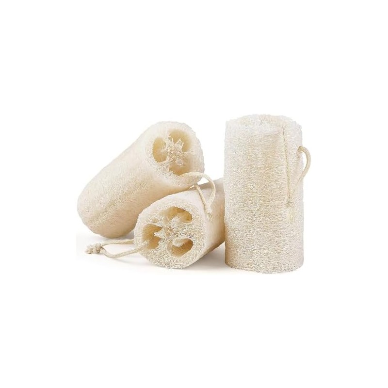 Esponja de Lufa Natural Exfoliante Corporal Lumbor37 Set de 3