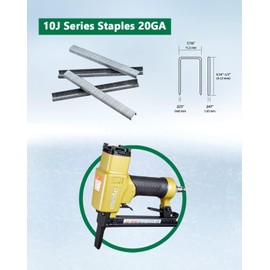 meite 1013JL Upholstery Stapler - 20 Gauge 10J Series 7/16-Inch Crown Long Nose Stapler Fine Wire Stapler (5/16-Inch to 1/2-Inch Length)