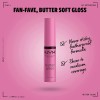 NYX PROFESSIONAL MAKEUP Butter Gloss, Non-Sticky Lip Gloss - Merengue