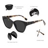 GREENTREEN Polarized Sunglasses for Men and Women with TR Frame