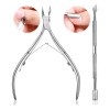 Set De Corta Cutícula Alicate+empujador Para Uñas Cherimoya