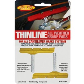 Kool Stop Thinline Cantilever Pads Yellow